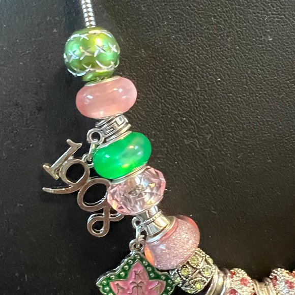 Alpha Kappa Alpha Cherish Charm Necklace - Picture 6 of 6